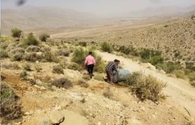 رفع تصرف اراضی ملی منطقه گرازی شهرک فتح المبین در شهرستان داراب