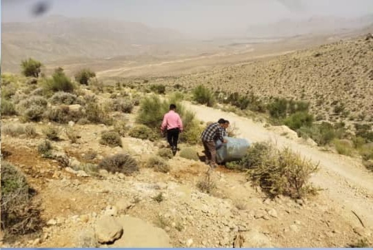 رفع تصرف اراضی ملی منطقه گرازی شهرک فتح المبین در شهرستان داراب