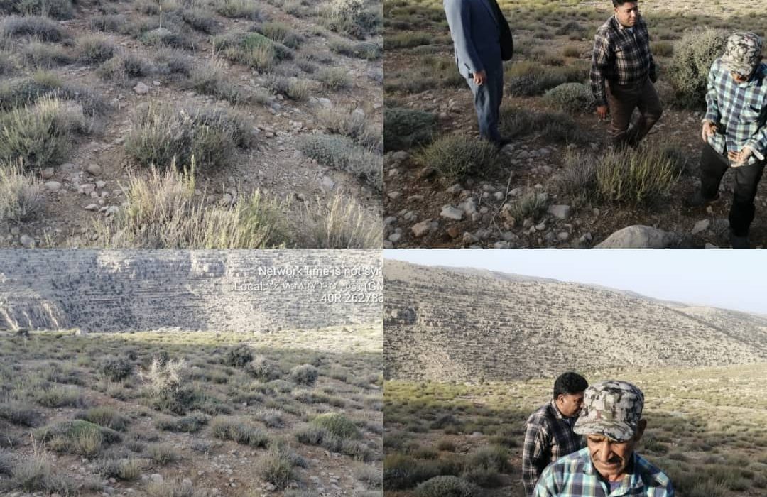 رفع تصرف بیش از یک و نیم هکتار از اراضی ملی پلاک گدار بالش بخش مرکزی شهرستان داراب