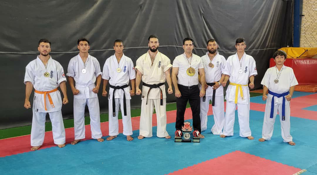 افتخار آفرینی و درخشش اعضای تیم کیوکوشین کاراته ساباکی داراب