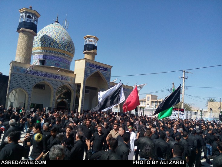 گزارش تصویری برگزاری مراسم عاشورای حسینی در داراب