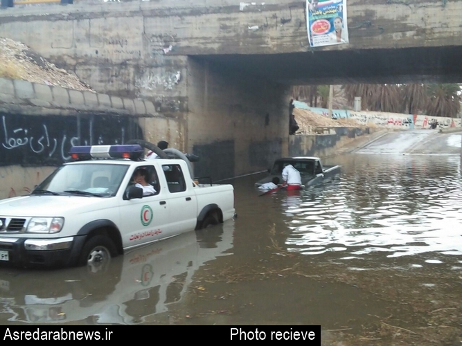 نزول رحمت الهی در داراب همه را غافل گیر کرد/ بارش ۲۱ میلی متر باران در داراب