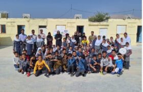 زنگِ ورزش در یکی از مدارس محروم داراب